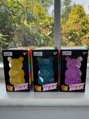 NWT Gummy Bear Squish Toys Set of 3